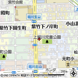 京都府京都市北区紫竹上本町27周辺の地図