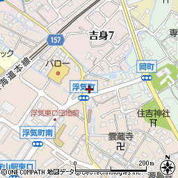 滋賀県守山市浮気町344-1周辺の地図