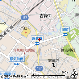 滋賀県守山市浮気町344-1周辺の地図