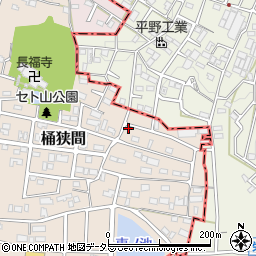 愛知県名古屋市緑区桶狭間1601周辺の地図