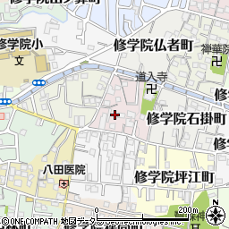 京都府京都市左京区修学院茶屋ノ前町32周辺の地図