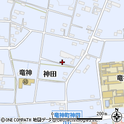愛知県豊田市竜神町神田周辺の地図