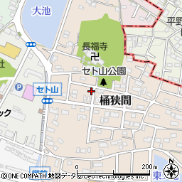 愛知県名古屋市緑区桶狭間2105周辺の地図