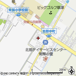 滋賀県草津市志那中町102周辺の地図