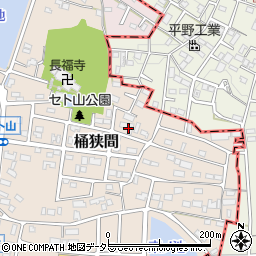 愛知県名古屋市緑区桶狭間1205周辺の地図