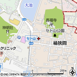 愛知県名古屋市緑区桶狭間710周辺の地図