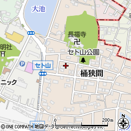 愛知県名古屋市緑区桶狭間2102周辺の地図