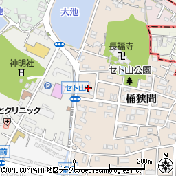 愛知県名古屋市緑区桶狭間711周辺の地図