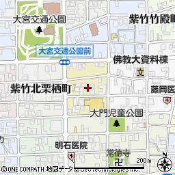 京都府京都市北区紫竹西大門町周辺の地図