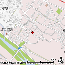 三重県四日市市小牧町951-1周辺の地図