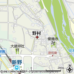 兵庫県神崎郡神河町野村273周辺の地図
