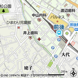 愛知県豊明市前後町大代1605-37周辺の地図