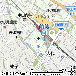 愛知県豊明市前後町大代1605-59周辺の地図