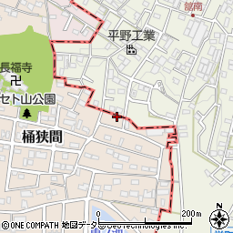 愛知県名古屋市緑区桶狭間1408周辺の地図