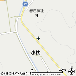 兵庫県丹波篠山市小枕1295周辺の地図