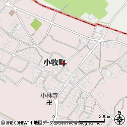三重県四日市市小牧町785周辺の地図