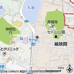 愛知県名古屋市緑区桶狭間713周辺の地図