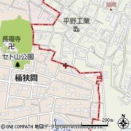 愛知県名古屋市緑区桶狭間1407周辺の地図