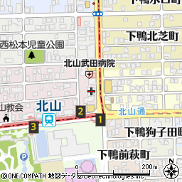 京都信用金庫北山支店周辺の地図