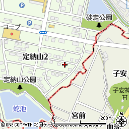 愛知県名古屋市緑区定納山2丁目511周辺の地図