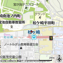 京都府京都市左京区松ケ崎井出ケ海道町周辺の地図