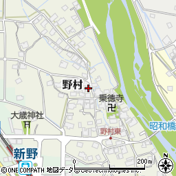 兵庫県神崎郡神河町野村277周辺の地図