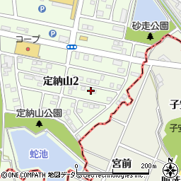 愛知県名古屋市緑区定納山2丁目508周辺の地図