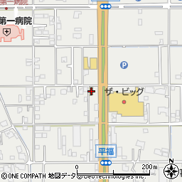 ファミリーマート津山平福店周辺の地図