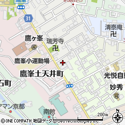 京都府京都市北区鷹峯南鷹峯町2周辺の地図