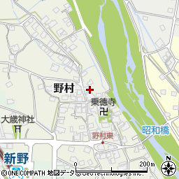 兵庫県神崎郡神河町野村362周辺の地図