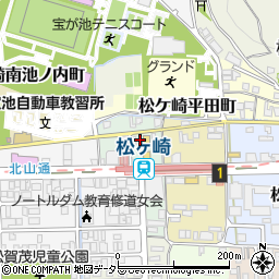 京都府京都市左京区松ケ崎井出ケ海道町3周辺の地図