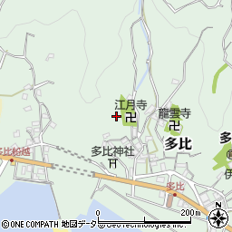 静岡県沼津市多比周辺の地図