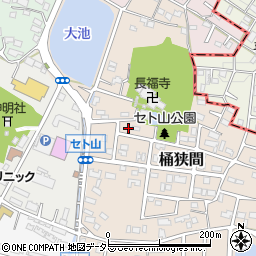 愛知県名古屋市緑区桶狭間809周辺の地図