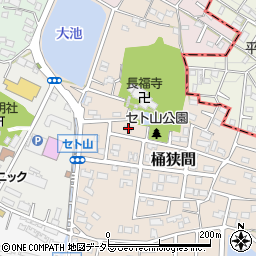 愛知県名古屋市緑区桶狭間803周辺の地図