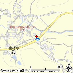 京都府亀岡市宮前町神前上段川23周辺の地図