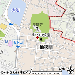 愛知県名古屋市緑区桶狭間805周辺の地図