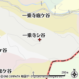 京都府京都市左京区一乗寺シ谷周辺の地図