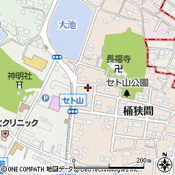 愛知県名古屋市緑区桶狭間703周辺の地図