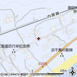 千葉県南房総市和田町花園153-2周辺の地図