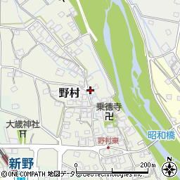 兵庫県神崎郡神河町野村278周辺の地図