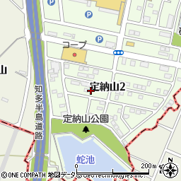 愛知県名古屋市緑区定納山2丁目1012周辺の地図