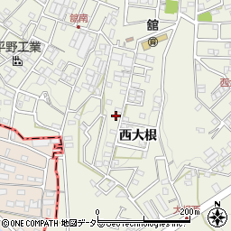 愛知県豊明市栄町（西大根）周辺の地図