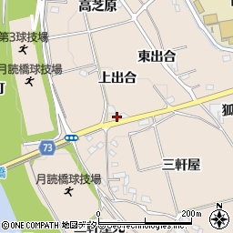 京都府亀岡市馬路町上出合周辺の地図