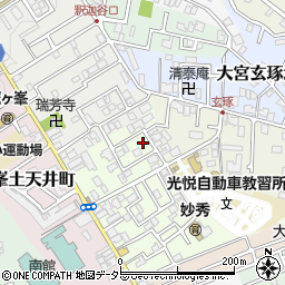 京都府京都市北区鷹峯黒門町36-34周辺の地図