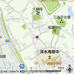 静岡県静岡市清水区草ヶ谷209周辺の地図