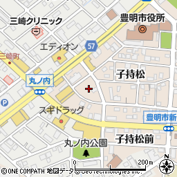 愛知県豊明市新田町子持松13周辺の地図