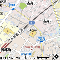 滋賀県守山市浮気町366周辺の地図