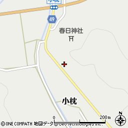 兵庫県丹波篠山市小枕1288周辺の地図