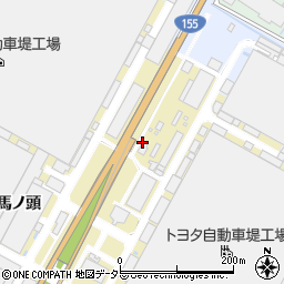 愛知県豊田市堤町西根周辺の地図