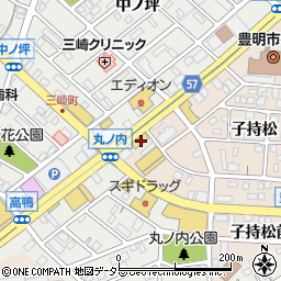 日産プリンス名古屋豊明店周辺の地図